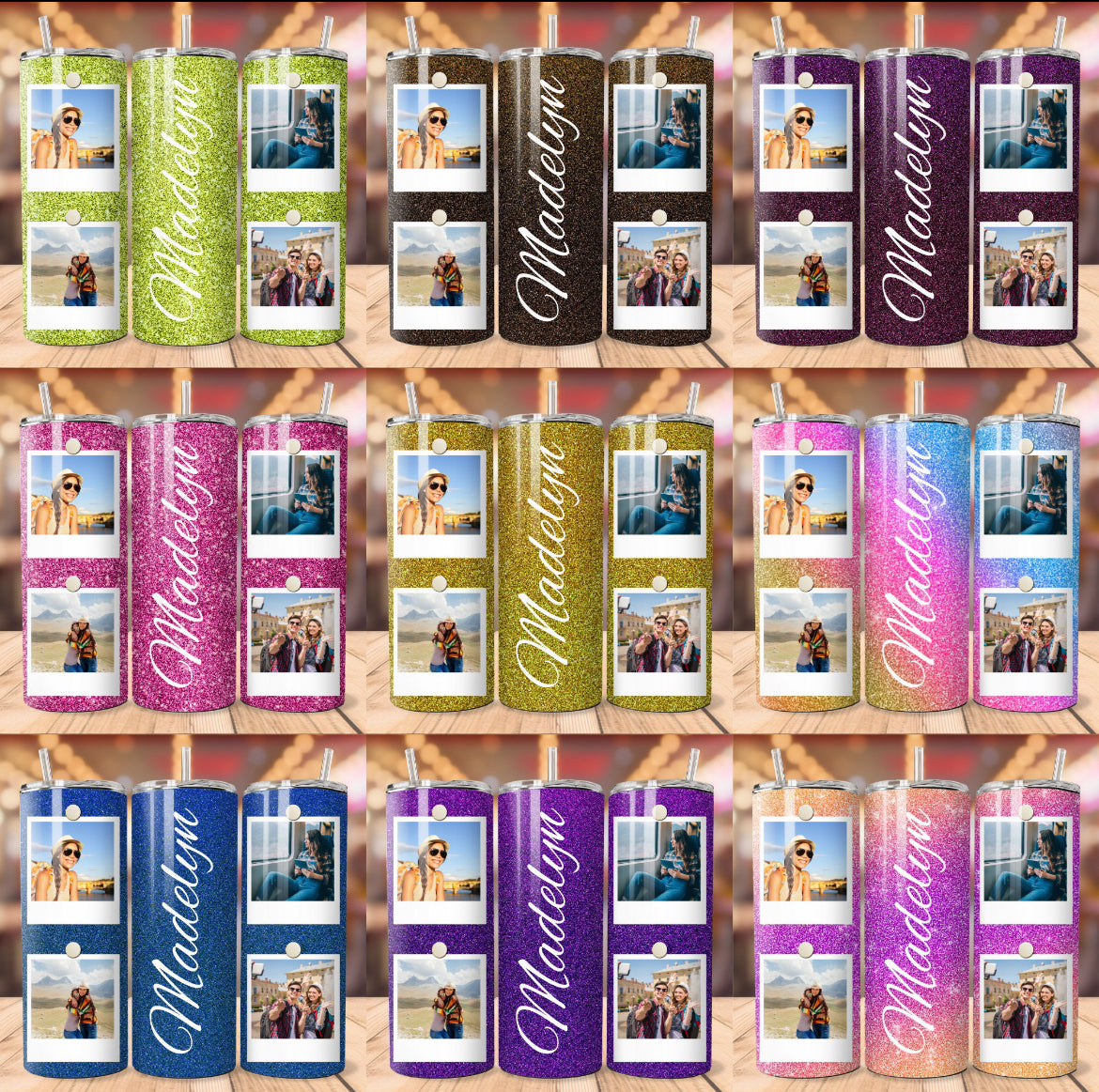 Glitter Photo Tumbler image 5