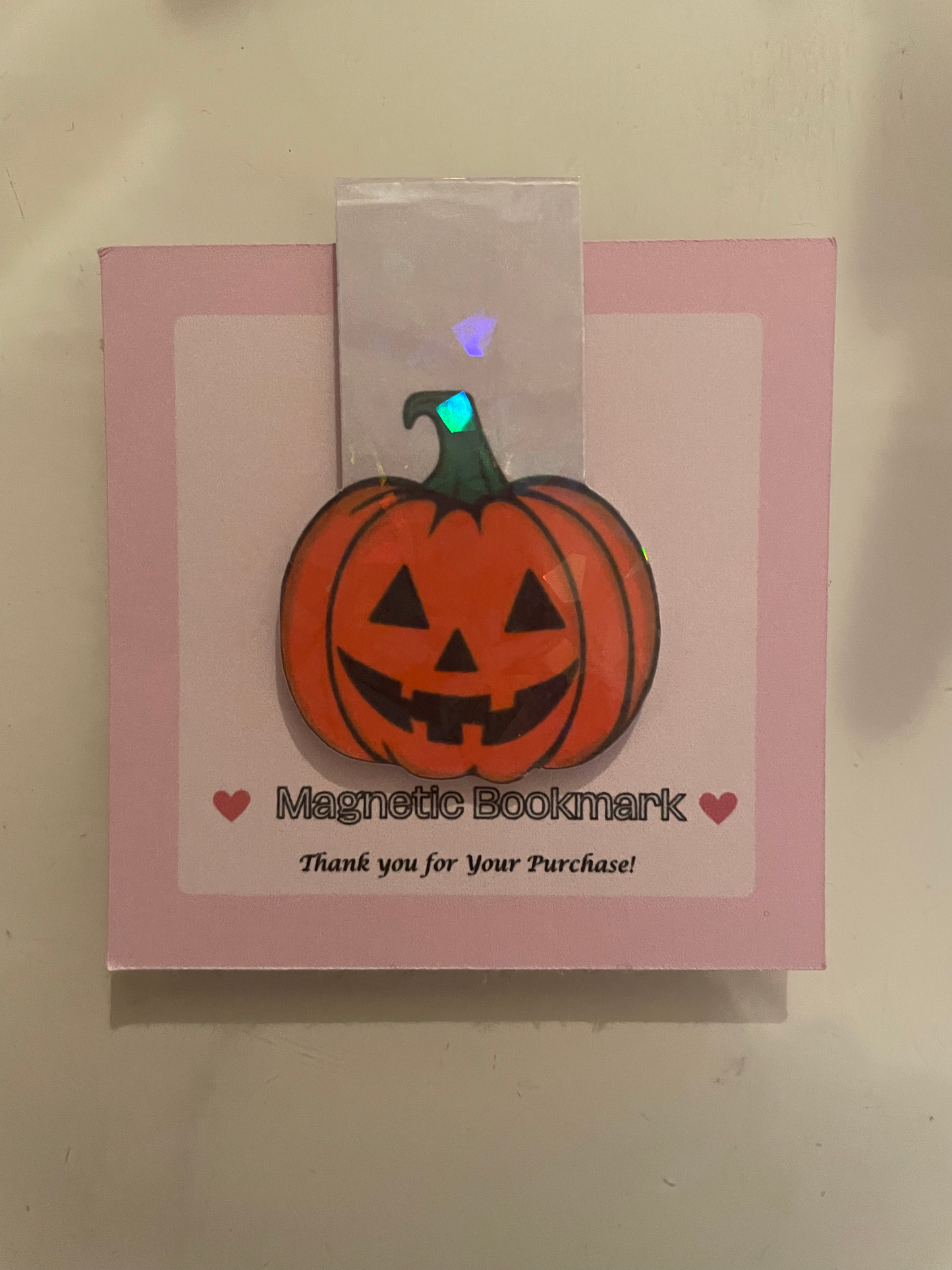 Pumpkin Magnetic Bookmark image 0
