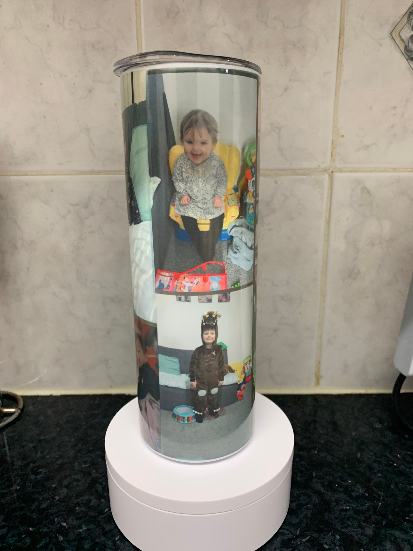 20oz Photo Collage Tumbler image 1