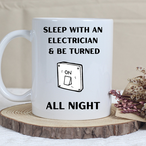 Comedy Electrician Mug | M&M Crafters