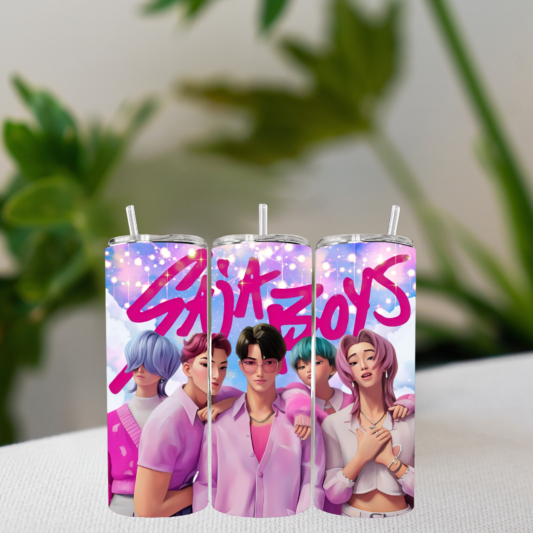 💥 HuntrX K-POP Demon Hunters Tumbler | Idol-Inspired Drinkware 💥 15oz